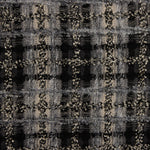 Tweed de Lana Mosaico Gris y Negro con Lúrex Dorado - Ribes y Casals