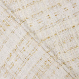 Tweed de Lana Lumière Ivory con Lúrex Dorado - Ribes y Casals