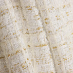 Tweed de Lana Lumière Ivory con Lúrex Dorado - Ribes y Casals