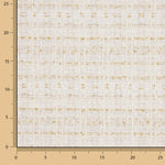 Tweed de Lana Lumière Ivory con Lúrex Dorado - Ribes y Casals