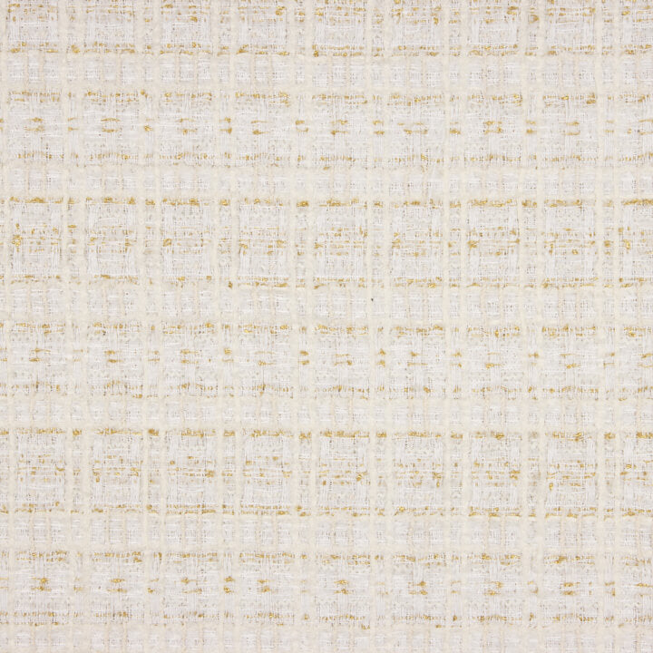 Tweed de Lana Lumière Ivory con Lúrex Dorado - Ribes y Casals
