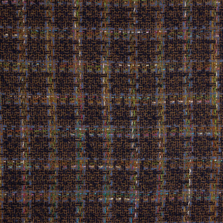 Tweed de Lana Siena Azul Marino - Ribes y Casals