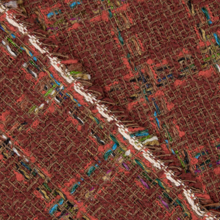 Tweed de Lana Siena Terracota - Ribes y Casals