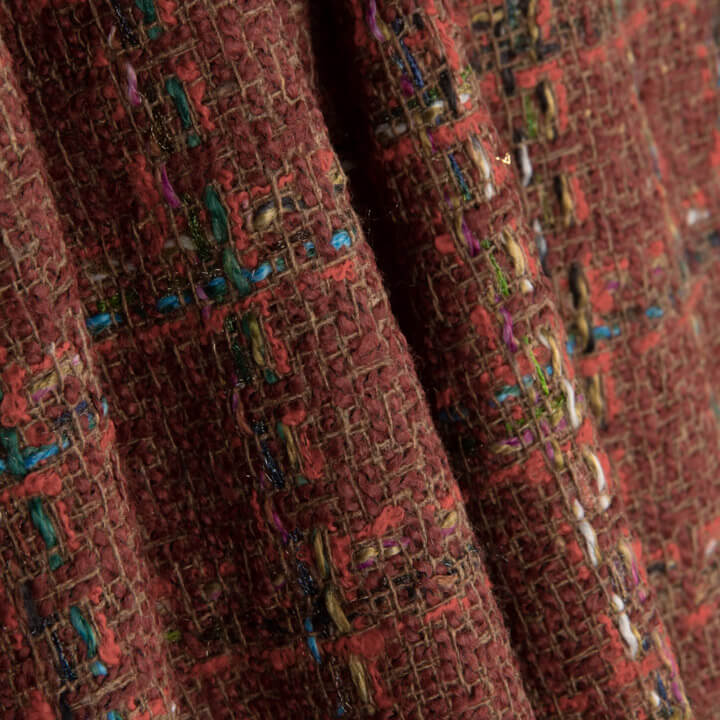 Tweed de Lana Siena Terracota - Ribes y Casals