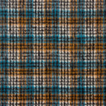 Tweed de Lana Inverness Turquesa Doble Faz - Ribes y Casals