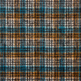 Tweed de Lana Inverness Turquesa Doble Faz - Ribes y Casals