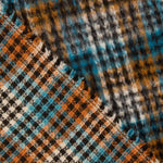 Tweed de Lana Inverness Turquesa Doble Faz - Ribes y Casals