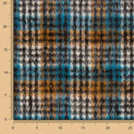 Tweed de Lana Inverness Turquesa Doble Faz - Ribes y Casals