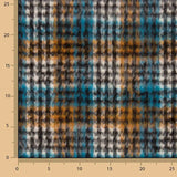 Tweed de Lana Inverness Turquesa Doble Faz - Ribes y Casals