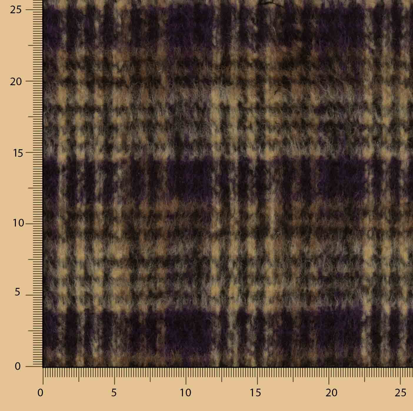 Tweed de Lana Inverness Doble Faz a Cuadros - Ribes y Casals