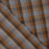 Loden de Lana Glenmore Cuadros Azul y Teja - Ribes y Casals