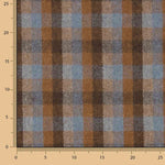 Loden de Lana Glenmore Cuadros Azul y Teja - Ribes y Casals