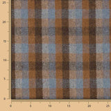 Loden de Lana Glenmore Cuadros Azul y Teja - Ribes y Casals
