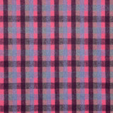 Loden de Lana Glenmore Cuadros Fucsia y Azul - Ribes y Casals
