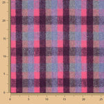 Loden de Lana Glenmore Cuadros Fucsia y Azul - Ribes y Casals