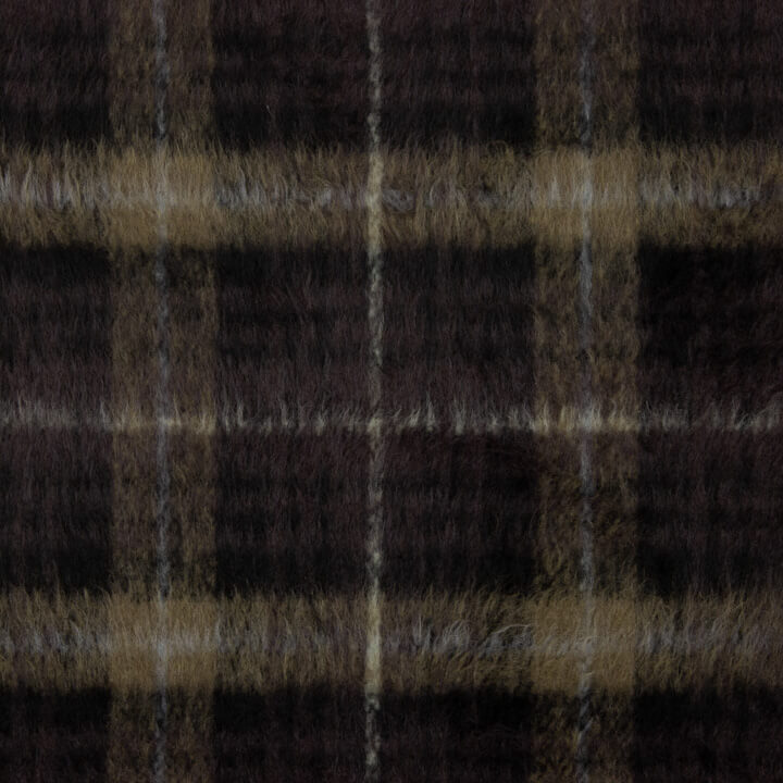 Tweed de Lana Braemar Doble Faz Marrón y Camel - Ribes y Casals
