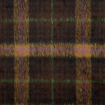 Tweed de Lana Braemar Doble Faz Chocolate y Violeta - Ribes y Casals
