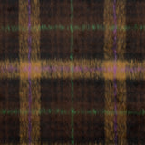 Tweed de Lana Braemar Doble Faz Chocolate y Violeta - Ribes y Casals