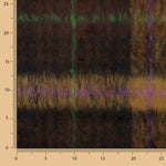 Tweed de Lana Braemar Doble Faz Chocolate y Violeta - Ribes y Casals