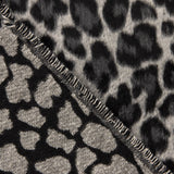 Loden de Lana Serengeti Animal Print Leopardo Gris - Ribes y Casals