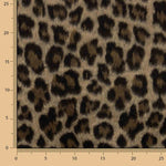 Loden de Lana Serengeti Animal Print Leopardo Camel - Ribes y Casals