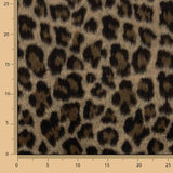 Loden de Lana Serengeti Animal Print Leopardo Camel - Ribes y Casals