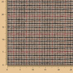 Loden de Lana Pata de Gallo Beige, Negro y Rojo - Ribes y Casals