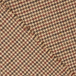 Loden de Lana Pata de Gallo Beige y Granate - Ribes y Casals