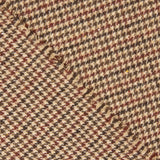 Loden de Lana Pata de Gallo Beige y Granate - Ribes y Casals