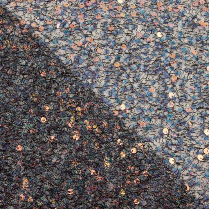 Tul de Araña con Lentejuelas Negro - Ribes y Casals