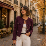 Tweed de Lana Morado - Ribes y Casals