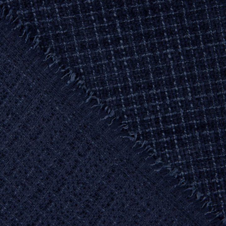 Tweed de Lana Azul Marino - Ribes y Casals