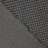 Punto Jacquard Pata de Gallo y Cuadros Negro y Blanco - Ribes y Casals