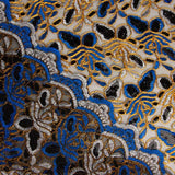 Bordado Rebrodé con Lentejuelas Alhambra Azul - Ribes y Casals