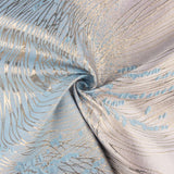Jacquard Fantasía Vórtice Azul Cielo y Marfil - Ribes y Casals