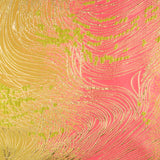 Jacquard Fantasía Vórtice Fucsia y Lima - Ribes y Casals