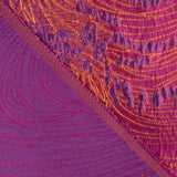 Jacquard Fantasía Vórtice Morado y Naranja - Ribes y Casals