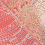 Jacquard Fantasía Vórtice Coral y Rosa - Ribes y Casals