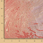 Jacquard Fantasía Vórtice Coral y Rosa - Ribes y Casals