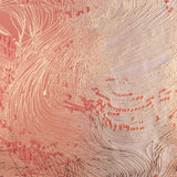 Jacquard Fantasía Vórtice Coral y Rosa - Ribes y Casals