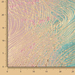 Jacquard Fantasía Vórtice Turquesa y Rosa - Ribes y Casals