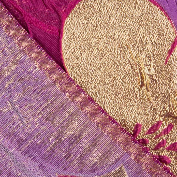 Jacquard Fantasía Pétalos Fucsia y Morado - Ribes y Casals