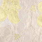 Jacquard Fantasía Pétalos Marfil y Dorado - Ribes y Casals