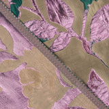 Brocado Fantasía Magnolia Topo, Verde y Rosa - Ribes y Casals