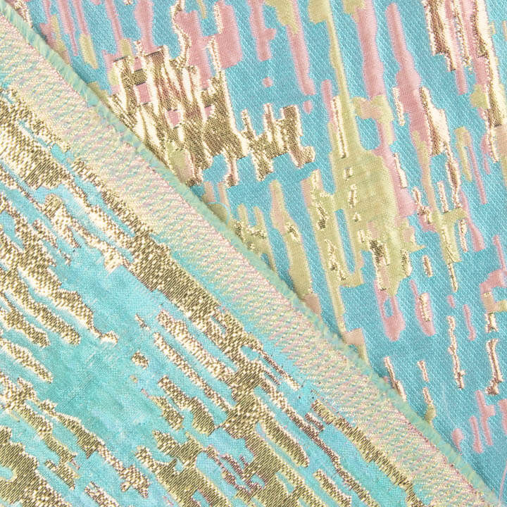 Jacquard Fantasía Destellos Turquesa Multicolor - Ribes y Casals
