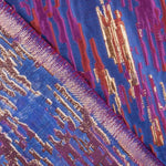 Jacquard Fantasía Destellos Azul Multicolor - Ribes y Casals