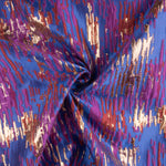 Jacquard Fantasía Destellos Azul Multicolor - Ribes y Casals