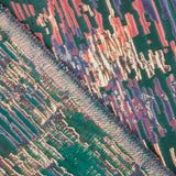 Jacquard Fantasía Destellos Verde Petróleo Multicolor - Ribes y Casals
