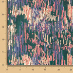 Jacquard Fantasía Destellos Verde Petróleo Multicolor - Ribes y Casals