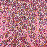 Tul Fucsia Fantasía Elástico con Lentejuelas Prisma - Ribes y Casals